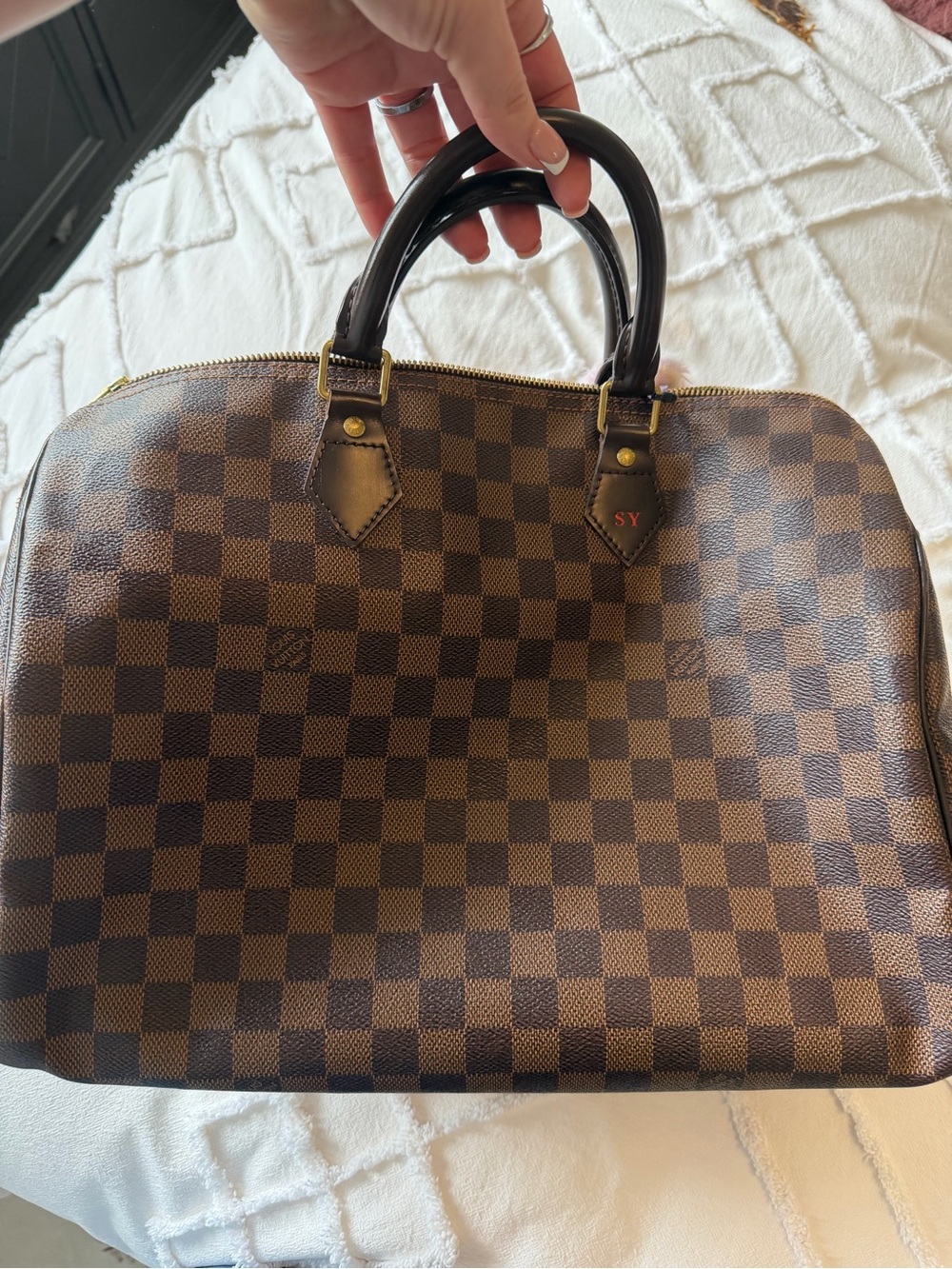 Louis Vuitton Brown and Cream Booklet Set